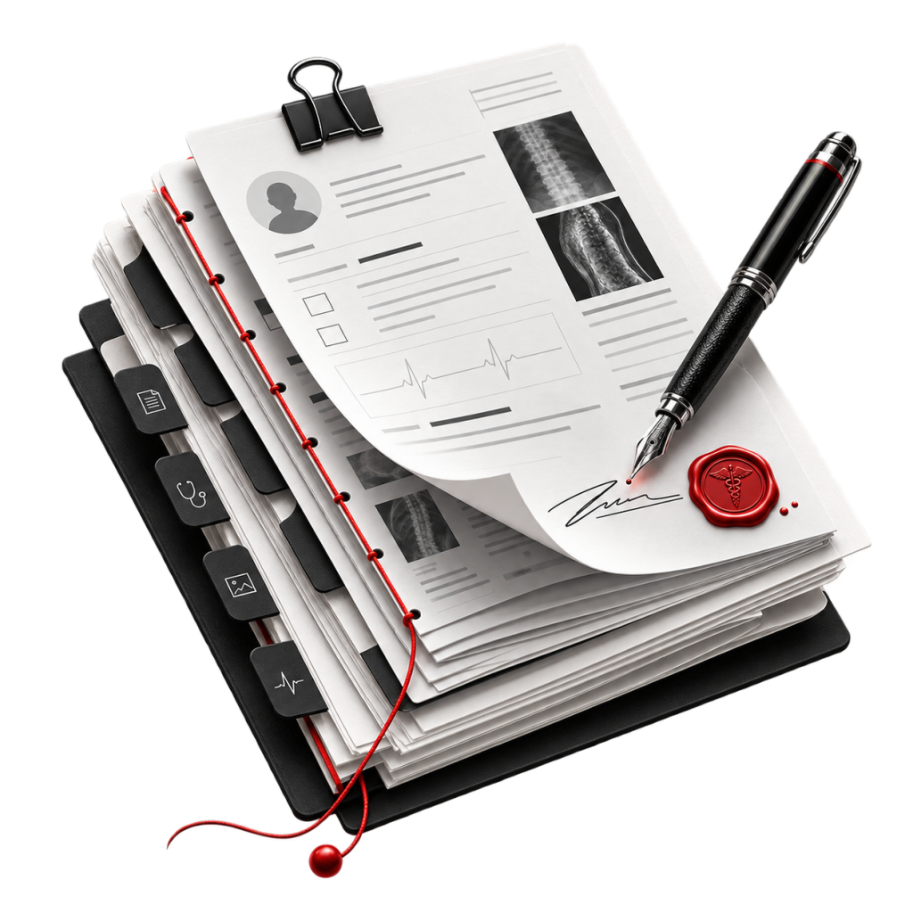 Signed Medical Records Dossier