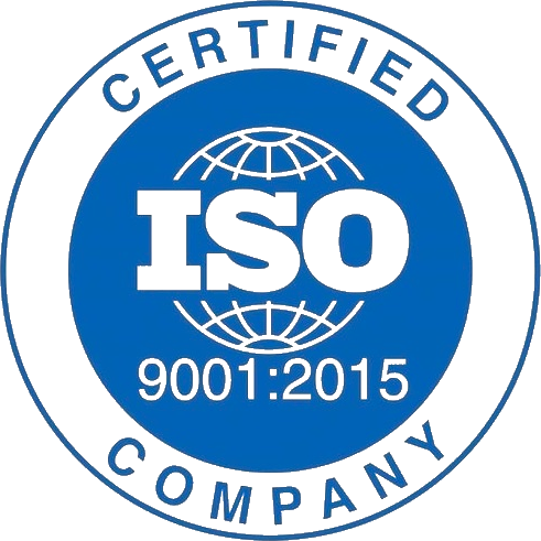 iso 9001 2015 certified company badge