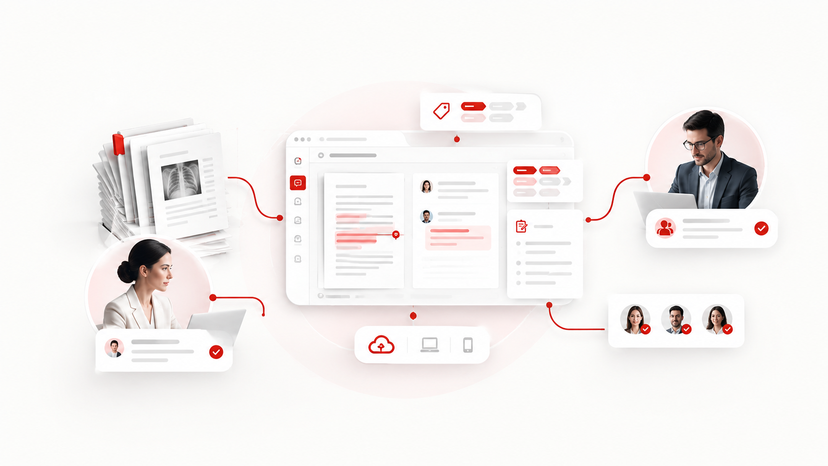 Collaborative Document Review Interface