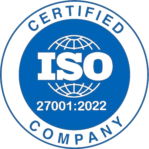 iso 27001 2022 certified company badge 1